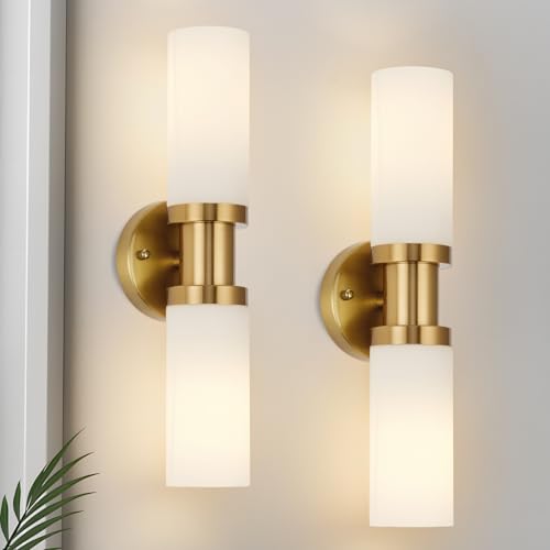 addigi Wall Sconces Set of Two, 18.2 inch Gold Vanity