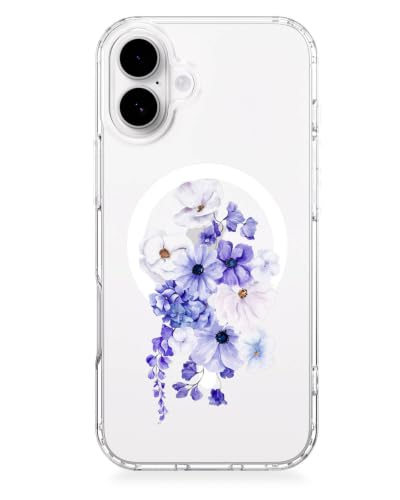 Coque iPhone 16 Plus violette Feams compatible MagSafe - Protection fine et antichoc 6.7"