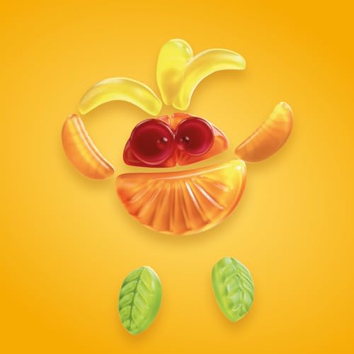 nimm2 Lachgummi Minis Runddose – 1 x 735g (70 Mini Packs) – Fruchtgummi mit Fruchtsaft und Vitaminen 3