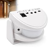 ALIMENTATION DOUBLE PRATIQUE : Fonctionne sur batterie ou 7-9V adaptateur de charge électrique, assurant une alarme de porte avec sirene toujours active. Le rappel de pile faible garantit que votre detecteur de presence exterieur ou intérieur ne manque jamais une alerte