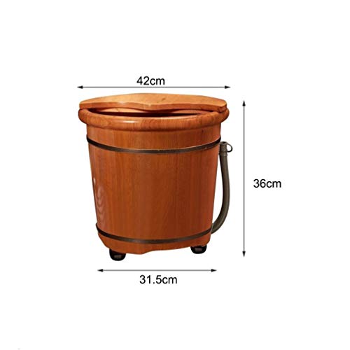 Spa de pies de barril de madera para pedicura miniatura 3