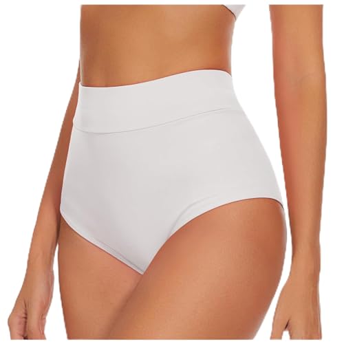 Bragas Baño para Mujeres Bañadores Pantalones Sexy Bañador de Color Sólidos Ropa Pantalones Cortos de Vacaciones al Aire Libre Bikini Bañadores de Fiesta en La Playa