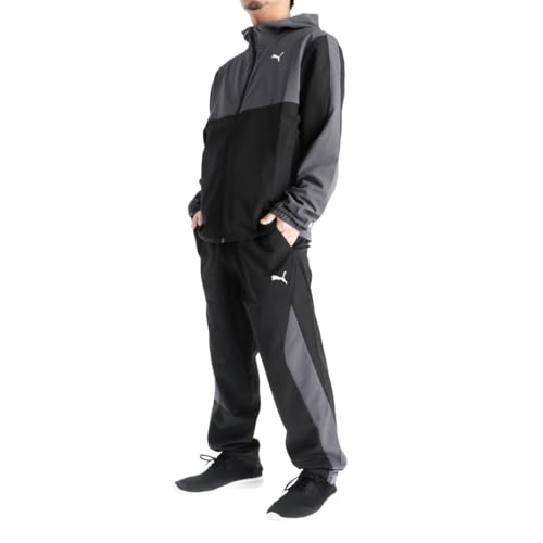 PUMA(プーマ) トレーニングウェア 上下 メンズ スポーツウェア クロスジャージ 薄手 528805