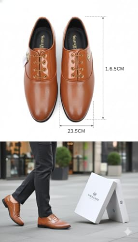 Image of WALK & RUN SHOES Men's Original Leather Lace-Up Chukka Boots | Stylish & Durable Formal & Casual Wear Boots