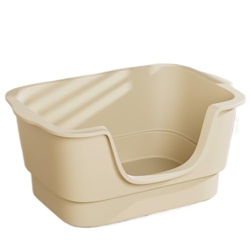 Conutoo猫 トイレ 大きな猫のトイレ 猫用トイレ本体 ネコトイレ 大容量 砂 飛び散ら防止 猫 トイレ 深型 ペットトイレ 掃除簡単 脱臭抗菌 大型 大きい猫 多猫 メイン猫 大開口 スコップ付き (しろ 白 です)