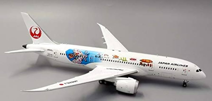 JAL ボーイング787-8 飛行機模型 1:200 飛行機模型]Hogan wings 日本航空 B787-8 1:200 - YouTube