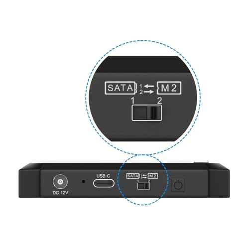 EstacióN De Docking Aisens SDDO-120C Sata 2.5/3.5 M.2 Nvme Usb 3.1 Gen1 Negro Clone 2TB - 5