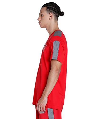 Puma Ferrari Race MT7 Monochrome tee Co Camisa, Rosso Corsa, S Hombre/Unisex