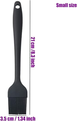 Image of Baskety Silicone Non-Stick Heat Resistant Basting Pastry Brush Grill Brush Oil Baking Brushes Multi Purpose Tools for Kitchen CookingSilicone Basting Brush 21cm