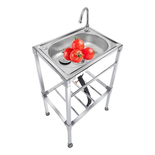 Évier de jardin extérieur idéal pour nettoyer vos légumes et outils de barbecue