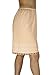Underworks Cotton Knit Snip-A-Length Pettipants Culotte Slip Bloomers Split Skirt Large-Beige