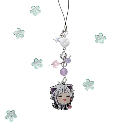 Bsd Keychains Dazai, Nikolai, Sigma And Rampo Edogawa Mobile Phone Charms