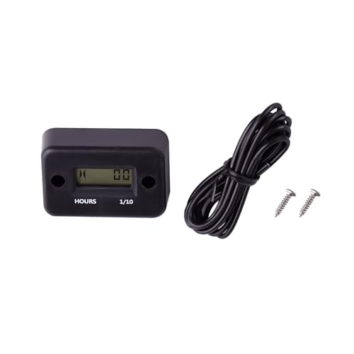 Ciuouient Hour Meter Compatible with Dirt Bike Yamaha/Kawasaki/Honda/Suzuki/KTM (for Tracking Hours on Any ATV Dirt Bike Dual Sport Marine Motorcycle or Snowmobile)