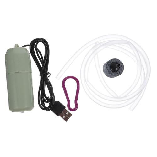 GALPADA 1 Set Mini Aquarium Pump Compact Oxygen Pump for Fish Tank Durable Design with Stable Bubble Output Easy Installation for Aquatic Plants and Fish Random Color