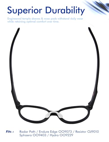 Image of SAUCER Replacement Nose Pieces Pads for Oakley Hex Jector OX8032 | OX8174F Eyeglass