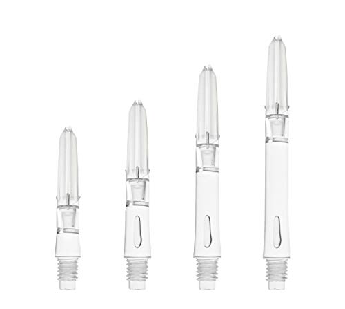 Image of Lstyle Dart Shafts Spinning | Clear | Extra Extra Long 440 Slim | 1 Set (3 Shafts) | for Soft Tip & Steel Tip Darts