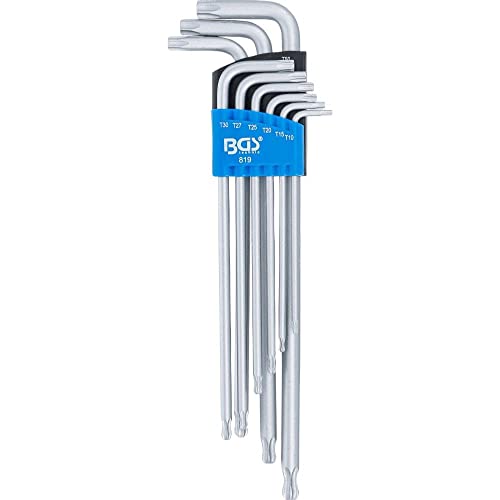 CLES TORX EXTRA LONGUES TETES SPHERIQUES (A BOULE) T10 > T50 9 PCS Cover