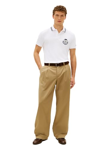 Tommy Hilfiger Polo para Hombre de Manga Corta en Ajuste Regular con Stretch y Logo Bordado miniatura 4