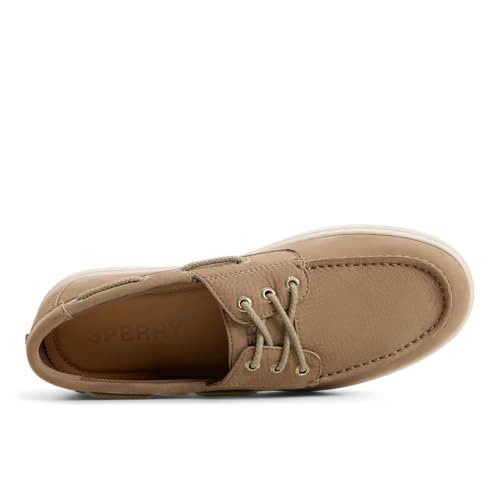 Image of Sperry Mens Como Moc Leather Boat Shoe