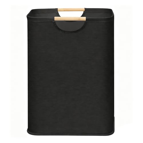 Panier à linge pliable 80L grand format imperméable pour le linge et les draps - 2