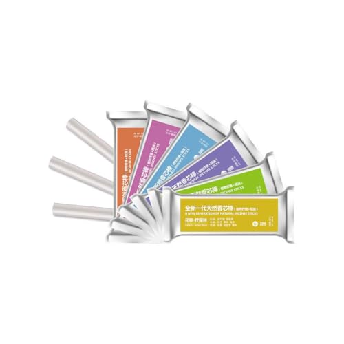 QOKLIYUI 10 Pieces Car Fragrance Stick Portable Interior Replacement Scented Automotive Vehicle Air Freshener Accessories