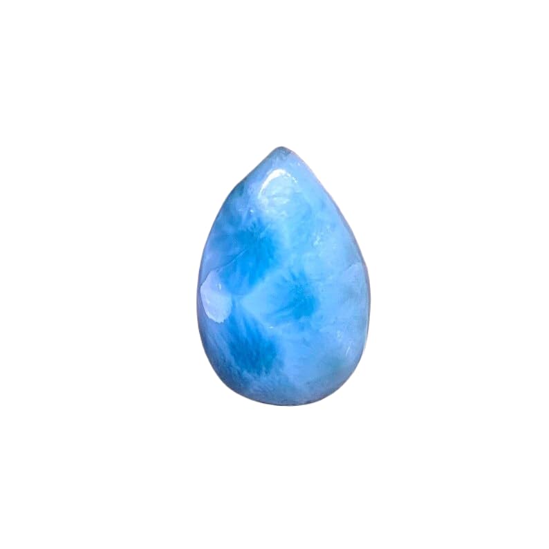 Larimar naturel en poire pour sublimer vos colliers faits main
