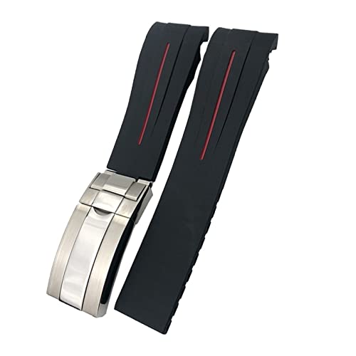 Bracelet montre caoutchouc étanche 21mm 22mm pour explorer les océans