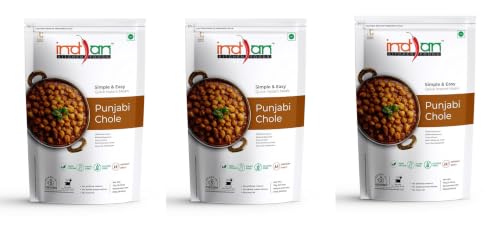 Image of Indian Kitchen Foods Freeze Dried Ready to Eat Jain Punjabi Chole - Each Rehydrated Wt. 260 gm (Pack of 3)