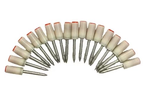 200PCS Steel Naked Nails 25mm for Mini Nails Gun Manual Power Tool Wall Anchor Wire Slotting for 7.3mm Mini Nail Gun