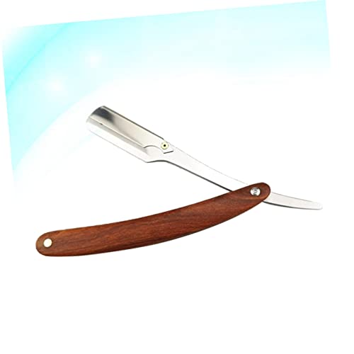 FOMIYES Lâmina De Barbear Substituível Kit Aparador De Barba Lâminas De Barbear Retas Para Homens Lâ