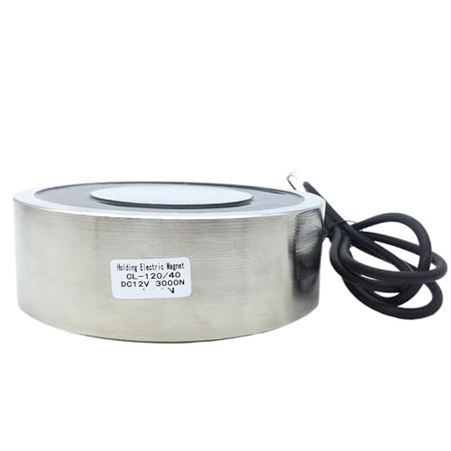 Électroaimant de levage 120 mm ventouse magnétique 12V force 200 kg