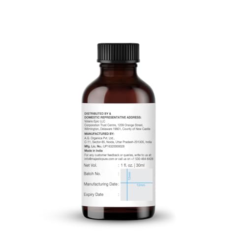 Image of Majestic Pure Cedarwood Essential Oil for Diffuser - 1 Fl Oz | 100% Natural Essentials Oils Ideal for Humidifier, Air Freshening, Cleaning Home, Bath, Steam Inhalation and Massage