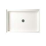 Swan FF03448MD.010 48-in L x 34-in W x 5.5-in H Veritek Shower Base, White
