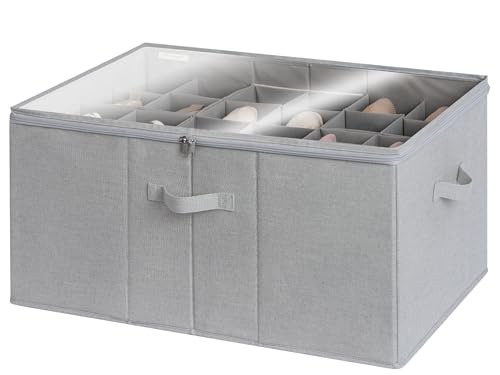 StorageWorks Shoe Organizer for Closet, Fits up to 24 Pairs,
