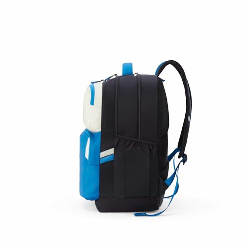 Image of American Tourister Banger | 36 Ltrs | 3 Compartments | Bottle Pocket | Ergonomic Padded Back Panel & Shoulder Straps | School Backpack for Boys & Girls | 1 Year International Warranty | Black /Blue