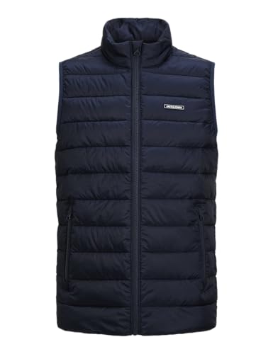 JACK & JONES Jjlouis Light Bodywarmer Collar JNR Tour de Cou, Blazer Bleu Marine, 164 cm Homme