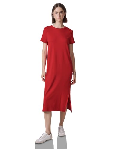 Robe avec Structure côtelée Confortable pour Silhouette Sublimée
