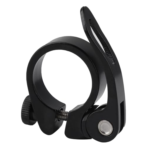 Collier De Selle Vélo VTT à Dégagement Rapide 31.8/34.9mm - Fixation Solide En Aluminium (Rainbow-34.9)