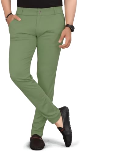 Image of Vanits Men's Slim Fit Casual Trousers Pack of 1