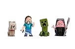 MINECRAFT MOVIE 2.5 INCH diecast figure 4-PACK display, play and collect for fans