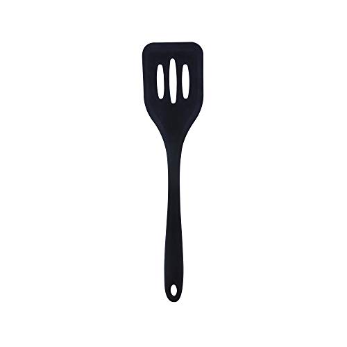 Jogo de Utensílios de Silicone Preto 5 peças Colher Concha