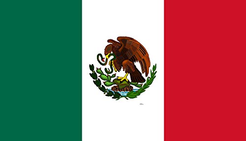 magFlags Bandiera Large México 1914-1920 | Con el Escudo Nacional Mexicano en uso entre 1914 a 1920, esta variación del escudo fue usada en el gobierno de Venustiano Carranza con un