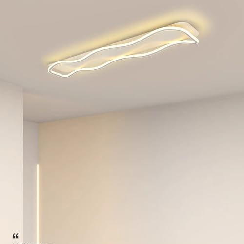 Lampe de plafond LED ultra fine pour illuminer un long couloir ou un salon design