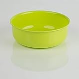 Material: Kunststoff Kimmel Schüssel Schale Müsli Suppe Kunststoff Plastik Mehrweg bruchsicher stapelbar 17 cm, Limone