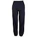 AWDis Childrens Big Boys Cuffed Jogpants/Jogging Bottoms/Schoolwear (Pack of 2) (5-6) (Jet Black)