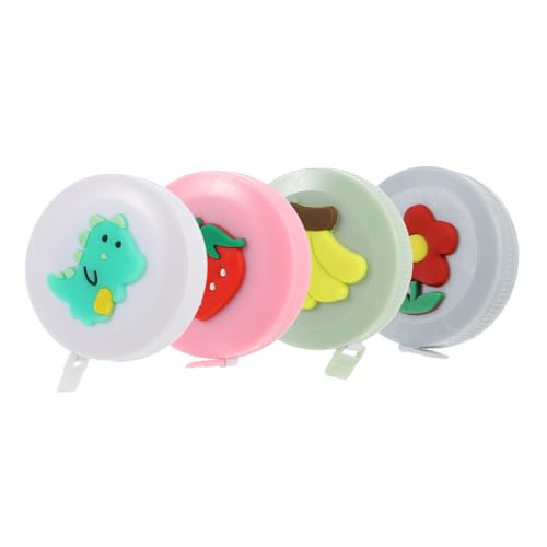 Set de 4 cintas métricas mini retráctiles miniatura 1