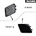 Yollky Front Bumper Tow Hook Cover Cap for Audi Q3 / Q3 Quattro 2015-2018 | Durable and Sturdy | 8U0807241AGRU | Tow Hook Eye Hole Cover Cap