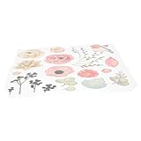 OSALADI Blumen Bügelflicken Bügelbilder zum Aufbügeln Wärmetransfer Aufnäher für T shirts Kleidung DIY Reparatur Canvas