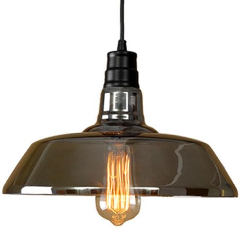 Lampe suspendue en verre pour une ambiance douce de chambre à coucher