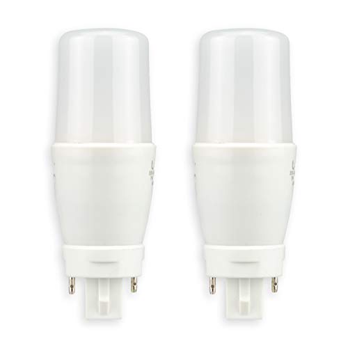 Popp® Bombillas E27 LED Edison PLC G24 7W Equivalente a 60W Incandescente 270° 600Lm SMD Luz 4000K Neutros 6000 Fria (Pack 2, 4000K)